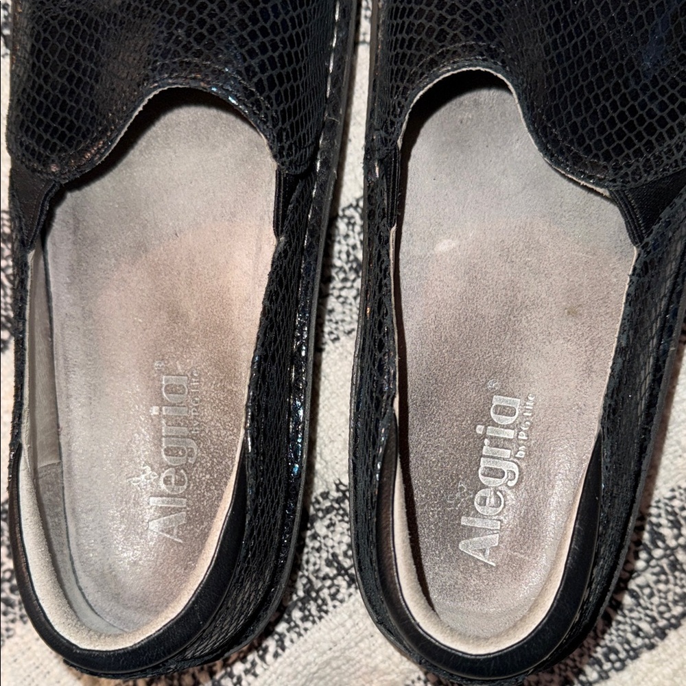 Alegria slip on leather, replaceable insole, orthopedic, healthcare, food indus - Picture 6 of 8